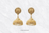 Sunlit Bloom Jhumkas| Sona Sansaar
